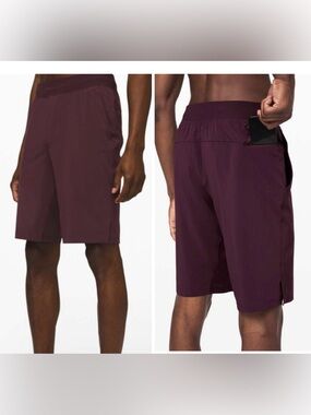 Lululemon T.H.E. Short 11" Linerless Mens Medium Arctic Plum Gym Training